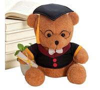 Generico Bear Stuffed Animal - 15.75 Inches Cotton Soft Toy Cartoon Graduation Bear, Soft Home Decor Bears, Stuffed Animal Gift | Cuddly Companion For Bedroom Living Room Shelf Couch Bed TravelUse