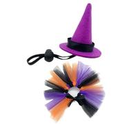 Generico Bearded Dragon Outfits, Witch Hats and Skirts Set, Comfortable Lightweight Fabric, Reptile Costume Apparel for Amphibian, Turtle, Gecko, Snake, Hedgehog, Parrot, Bird, Pet Dress Up