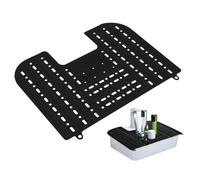 Generico Beauty Makeup Brush Cleaning Mat - Ink Topper With Hangings Loop | RV Camper Travel Foldable Gadgets, Small Bathroom Must Haves Accessories For Beauty Tools