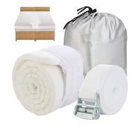 Generico Bed Bridge - 78.7 Inch Mattress Connector Kit | Fabric Foam Cotton - Split King Gap Filler with Secure Extension Strap, Combines Two Twin Beds Together Ideal for Hotel Guest Room & B&B Use.
