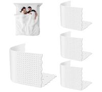 Generico Bed Sheet Holder Clips - 4 Piece Silicone Bed Scrunchies, Heavy Duty Sheet Keepers | Secure Bedding in Place for Ironing Board Sofa Mattress Fastening