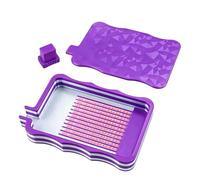 Generico Bedazzling Tray Organizer Craft Tool Set - Gradient Bead Sorting Plate, Jewelry Bead Picker Storage System Stoning Art Supply Organization Kit, Efficient Craft Sorting Tray Tool Set For Desk
