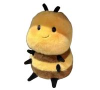 Generico Bee Plush, Chubby Smiling Plush Doll, Collectible Realistic Figure, Soft Sleeping Companion for Kids Boys Girls, Bedroom Nursery Sofa Car Decor, Baby Shower or Birthday