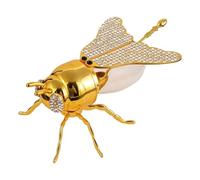 Generico Bee Shaped Honey Container - With Spoon Transparent Kitchen Gadgets | Decorative Honey Jar | For Breakfast Kitchen Food Prep Baking Cake Holiday Birthday Party Flour Salt Sugar Loose Tea