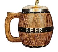 Generico Beer Mug - 550ml With Handle Stainless Steel Drinking Mug, Large Beer Stein Tea Cup | For Water Kitchen Bar Hot Cold Coffee Tea Juice Office Camping Party Birthday Holidays Accessories