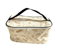 Generico Beeswax Bread Bag - Wide Opening Zipper Food Storage With Handle