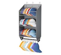 Generico Behind The Door Hat Rack - Hanging Hat Storage Rack For Behind Doors | Large Capacity Baseball Cap Organizer | Space Saving Hāt Holder For Wardrobes, Apartments