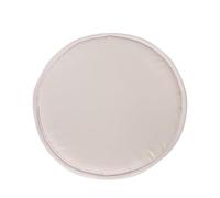 Generico Beige, 2 Pezzi Cuscino per Sedile Sgabello Rotondo, Cuscino per Sedia in Spugna Semplice e Spesso per la Casa, Cuscini per Sedie in Tessuto a Colore Pieno