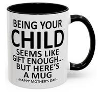 Generico Being Your Son In Law Seems Like Gift Enough Funny Coffee Mug, 11oz Accent Coffee Mug, One-piece Customization Available (2PCS,E)