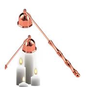 Generico Bell Shaped Candle Snuffer - Long Handle Extinguisher, Candle Flame Tool, Stainless Steel Snuffer with Heat Safe Grip, Home Kitchen Candles Accessory, Indoor Outdoor Use for Parties Holidays