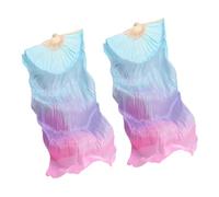 Generico Belly Dance Fans - Dance Hand Fans | Silk Performance Fan