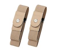 Generico Belt No Buckle - 1 Pair Chic Design Elastic Adjustable Tightener, Sweat-Free Convenience No Buckle Belt Women | Effortless To Use For Women Men Casual Work Pants Jeans Dresses Golf Waist
