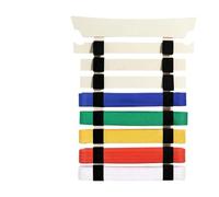 Generico Belts Karate Belt Display Rack, Arts Bellt Display Holder, Martial Arts Belts Diisplay Holder, Wood Belt's Diisplay No Assembly Required, No Assembly Required Sports Equipment Storage Rack