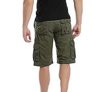Generico Bermuda Cargo Uomo Pantaloncini da Lavoro Uomo Cargo Shorts Baggy Pantaloni da Lavoro Basic Pantaloni Estivi Leggeri Relaxed per Il Tempo Libero, con Tasche, Tinta Unita