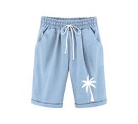 Generico Bermuda per Ragazzi e Ragazze,Estivi Pantaloni Corti in Vita Elasticizzata Comodo Abbigliamento Casual Estivo Estivi la Scuola Leggero Confortevole Lunghezza al Ginocchio Bambini 3-9 Anni
