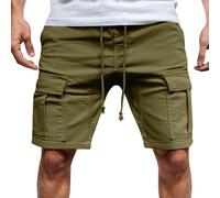 Generico Bermuda Uomo, Pantaloncini Casual da Uomo per L'Uso Quotidiano Leggeri E Comodi Ideali per attività All'Aperto Spiagge E Relax Versatili E alla Moda