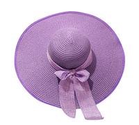 Generico Berretto Cotone Donna Estivo Cappello Pile Uomo Cappello X La Pioggia Cuffia Termica per Capelli Copricapo Antipioggia Bandane Donna Estive Capelli Paglia Viola Taglia Unica