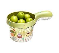Generico Berry Colander - 4.53 Inch Double Layer Fruit Washing Basket | Cute Fruits Strainer With Handle | Drain Basket For Blueberries Berries Fruit Rinser. 4.53x3.74in.