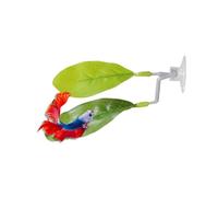 Generico Betta Hammock, Betta Fish Leaf Pad | Suction Cup Interactive Leaf Bed | Bettas Hammock Aquarium Accessories For Resting Playing Breeding Spawning Small Shrimp Guppy Cichlids