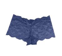 Generico Biancheria Intima da Donna Mutandine Sexy Pizzo con Cavallo di Cotone Slip Traspirante Bianria Tanga Seducente A Filo T Indietro Bikini Briefs Pancia Piatta