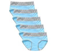 Generico Biancheria Intima Knickers Donne Patchwork Slip Panties Bikini Solid Color Underpants (Blue, XXXXXL)