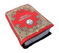 Generico Bible Pillow, Plush Book Pillow, Openable Soft Throw Cushion, Breathable Collectible Design, Hidden Storage Inside for Bedroom, Living Room, Nursery, Faith, 9.84x7.09 Inches