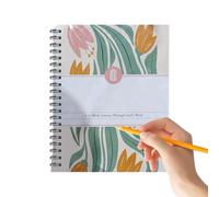 Generico Bible Study Notebook - Wirebound Spirals Notebooks | Spiral Bound Notepads |Colored Cover Lined Notebook For School Project Home Writing Spiral Bound Notepads For Women Teenag