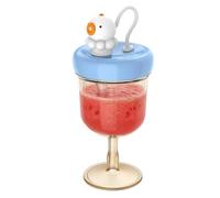 Generico Bicchiere Anti-Goccia per Vino per Bambini | Design Portatile Antiversamento | Bicchiere a Calice per Bambini da 12 | per l'Uso Quotidiano in Casa, in Gita, al Campeggio e al Picnic