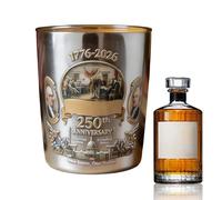 Generico Bicchiere Bourbon - del 250° anniversario degli Stati,Bicchieri da Cocktail | Per Uomini Mariti Feste Collezionisti Home Bar Vetrine Ristoranti Hotel Club Sala da Pranzo