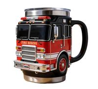 Generico Bicchiere Da Caffè Fire Rescue Humor - Struttura In Metallo Resistente Alle Perdite, Isolata Sotto Vuoto, Controllo Della Temperatura Della Bevanda Calda Ghiacciata, Impugnatura Ergonomica,