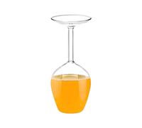 Generico Bicchiere Da Vino Sottosopra | Bicchieri Vino Rosso Sottosopra - Tazza Moderna 400ml per Bevande Fredde e Calde Ideale per Compleanni Natale e Celebrazioni