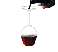 Generico Bicchiere Da Vino Sottosopra | Calici Invertiti Per Vino Rosso,Tazza Moderna 400ml per Bevande Fredde e Calde Ideale per Compleanni Natale e Celebrazioni