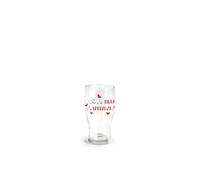 Generico Bicchiere per birra 40 cl con scritta se c'è birra c'è speranza