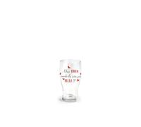 Generico Bicchiere per birra 40 cl con scritta una birra rende la vita più bella