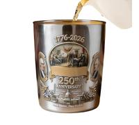 Generico Bicchiere per Whisky | Calici da Vino per il 250° Anniversario americano - Bicchieri da Cocktail - Per Uomini Mariti Feste Collezionisti Home Bar Vetrine Ristoranti Hotel Club Sala da Pranzo