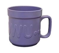 Generico Bicchiere portaspazzolino - Bicchiere da Bagno da 11,5cm, Soluzione igienica | Bicchieres con Manico, portaspazzolino per pettini, detergente Viso, Occhiali, casa, Viaggio, Bagno, Campeggio