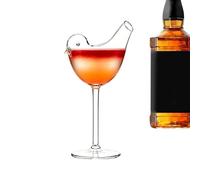 Genérico Bicchieri da 150 ml a forma di uccello, elegante, decorativo, bicchiere da bar e vino da degustare, per champagne, bevande, matrimoni, compleanni e inaugurazione della casa