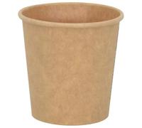 Generico Bicchieri da caffè in Carta 1000 pz 4oz 100ml Marrone-4102794