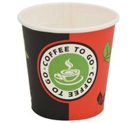 Generico Bicchieri da caffè Monouso in Carta 1000 pz 120 ml (4 oz),Multicolore,2.6kg,30084