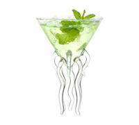 Genérico Bicchieri da cocktail con polpo per bevande, 120 ml, bicchieri per bevande da cocktail con polpo adorabile, per whisky, bourbon, alcool, decorazione per casa, ufficio, bar, matrimonio, Natale