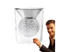 Generico Bicchieri da pallina da golf - a doppia parete, capacità 200 ml | Bicchieri da golf con per bar da creativi Whiskey Bourbon resistenti al calore | Barra regalo per appassionati di