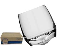 Generico Bicchieri da Rum e Whisky Cuba Rock, Cristallo Trasparente, 270 ml, Set da 6 Pezzi