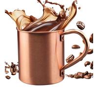 Genérico Bicchieri di rame - Artigianato in rame massiccio puro | Coppa pura per bere acqua vino caffè viaggio cucina Natale uomini donne bambini