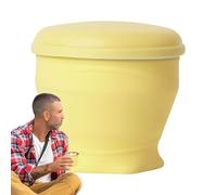 Generico Bicchieri Piegevoli | Tazza da Caffè 18cl con Coperchio e Laccetto | Bicchiere Portatile, Contenitore Riutilizzabile adatto per Bevande Fredde, Preparazione del Caffè, Succo, Escursionismo e