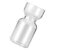 Generico Bicchierini da Caffè in Vetro da 310ml a Forma di Clessidra, Riutilizzabili e Facili da Pulire, Design Creativo ed Elegante per Casa e Ristorante