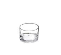 Generico Bicchierino in vetro small glass Ø6,8x4,7 cm - 110 ml - Confezione da 6 pz in vetro - finger food, short drink, stuzzicherie da asporto adatto a bar, ristornati, hotel