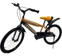 Generico Bici Hammer con accessori misura 20" bici da passeggio per bambini arancio con borraccia