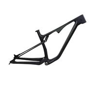 Generico Bicicletta da Cross Mountain Downhill for Tutti I Terreni, Completamente Sospesa, Telaio in Fibra di Carbonio 29er, Perno Passante 148x12mm(Only 17er Frame)