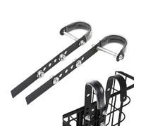 Generico Bicycle Cargo Hook | 2 Pieces Adjustable Iron Quick Multifunctional Rack - Wire Bike Basket Hook | for Cycling Biking Outside Road Indoor Garage Storage Women Men