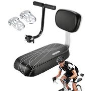 Generico Bicycle Rear Seat Cushion - Bike Back Seat Child Safety Cushion | Front Mount Kids Bike Seat | Bicycle Rack Rear Carrier Shelf Large Capacity Luggage Bag Multifunction with Rain Cover